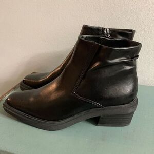 Franco sarto‎ Franco Forta Block Heel Ankle Boot black booties western